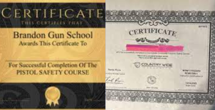 how long is concealed carry class certificate good for