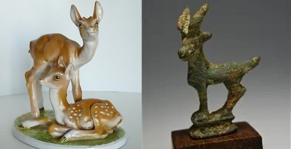 medieval dynasty strange deer figurine