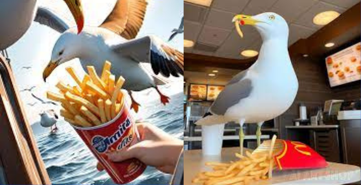 can birds eat french fries