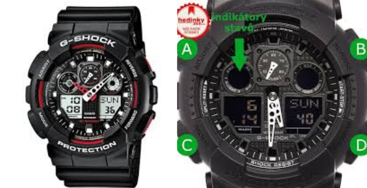 how to adjust time on g-shock analog and digital