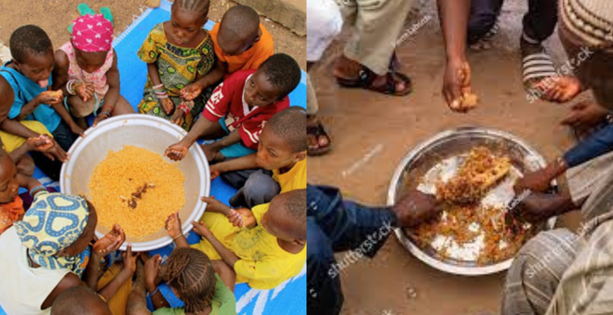 why do africans eat with their hands