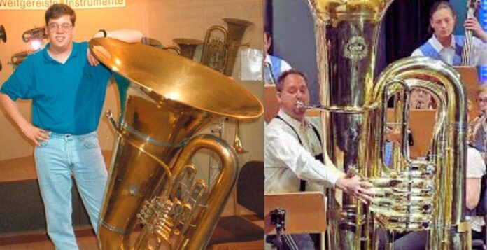 how much does a tuba weigh