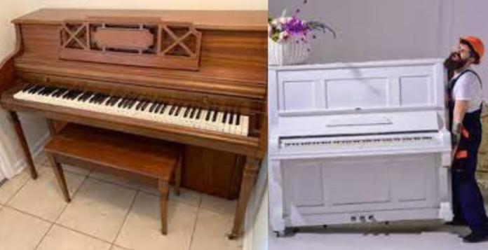 how much does an upright piano weigh