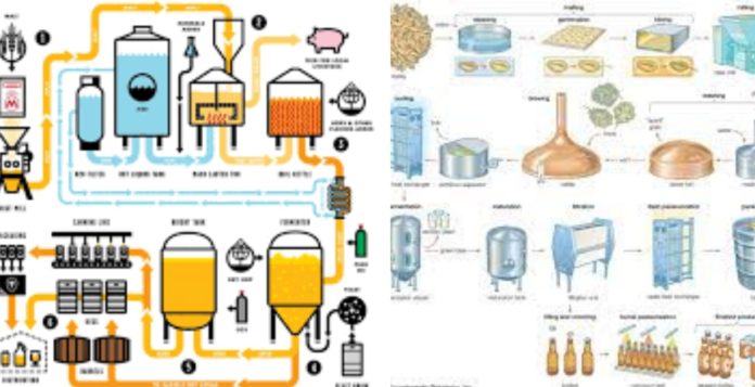 how is a beer made step by step