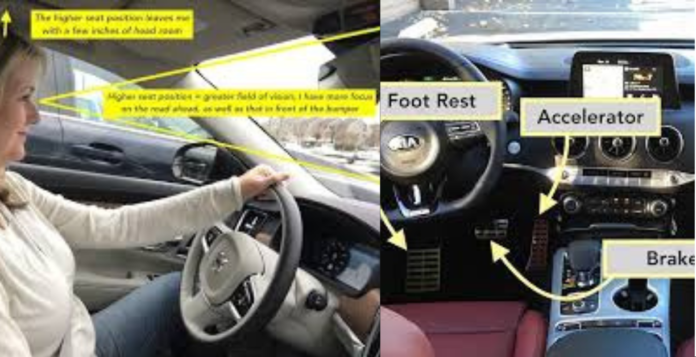 how far away should you be from the steering wheel