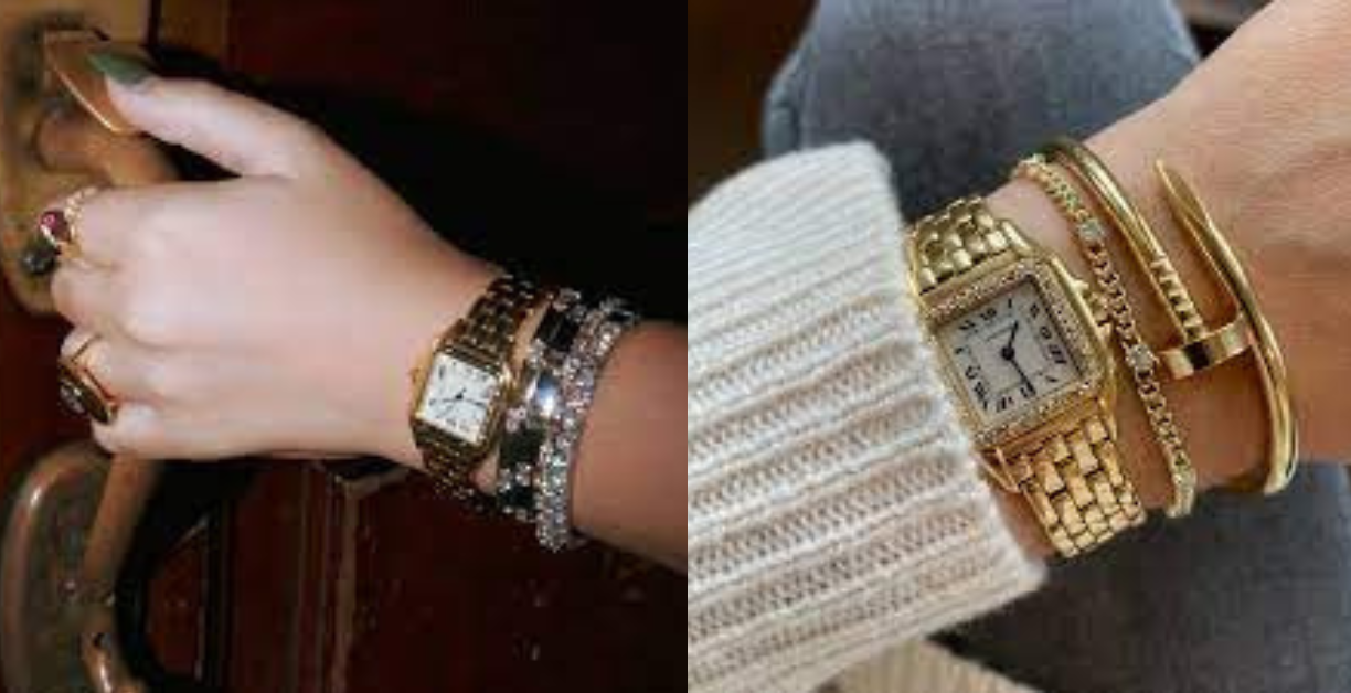 how to wear a tennis bracelet with a watch