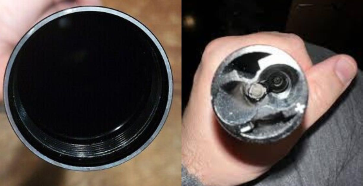 how to remove corroded battery from flashlight