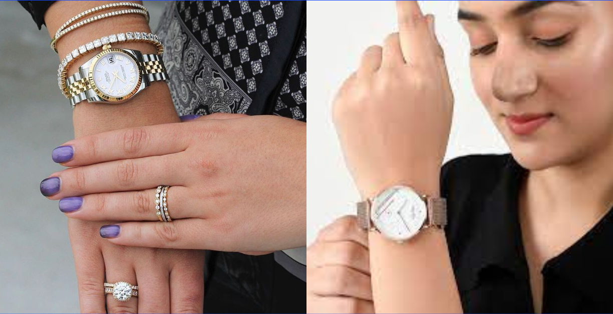 how to wear a tennis bracelet with a watch